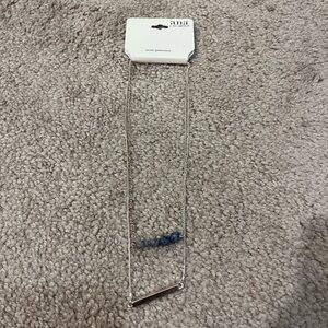 A.N.A Semi Precious Silver Necklace